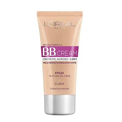 [Rec] Base BB Cream L'Oréal Paris 5 em 1 Cor Clara FPS 20, 30ml