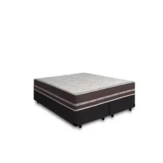 Cama Box Queen + Colchão de molas - Anjos - Classic Superlastic 158cm