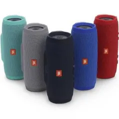 Caixa de Som Bluetooth JBL CHARGE 3 2x10 W - Verde por R$ 60