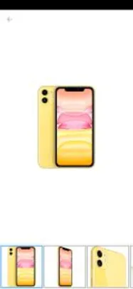 iPhone 11 Apple 64GB Amarelo 4G Tela 6,1”
