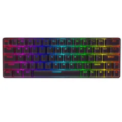 Teclado Gamer Mecânico BlitzWolf BW-KB1 RGB 63 Keys NKRO Type-C | R$248