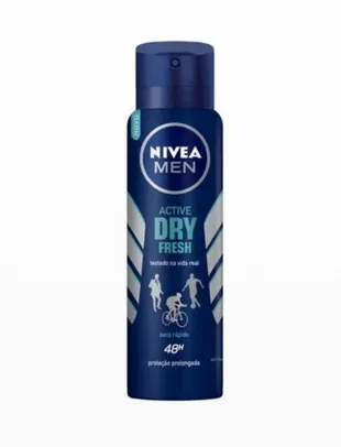 12 UNI. Desodorante Nivea Men Dry Fresh 150ml | R$5,33 cada| | R$65