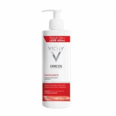 [R$69,27 AME] Dercos Energizante Shampoo Antiqueda - Vichy - 400ml - FG | R$100
