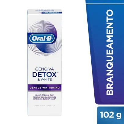 [ LEVE 3 PEGUE 2]Creme Dental Oral B Detox Gentle Whitening 102g