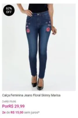 Calças jeans - Diversas - Marisa a partir de R$29,99