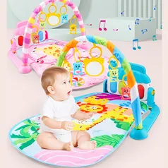 |Musical Baby Activity Gym Rack Play Mat, Kid's Rug, Puzzle Carpet, Teclado Piano