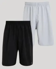 [Frete Grátis no App] KIt 2 bermudas esportivas ace multicolor