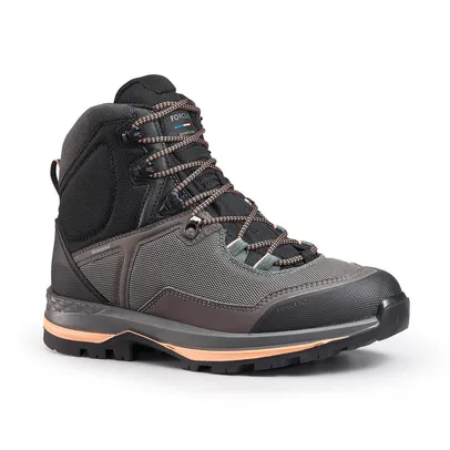 Botas de cano alto feminina de Trekking ONTRAIL MT100