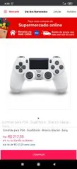 Controle para PS4 - DualShock - Branco Glacial - Sony