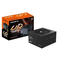 Fonte Gigabyte Ultra Durable UD750GM, 750W, 80 Plus Gold, Modular, PFC Ativo, Bivolt, Preto - GP-UD750GM