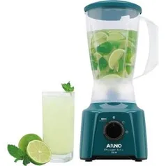 Liquidificador Arno Power Mix LQ13 550W 2 Litros com 2 Velocidades Turquesa 127V | R$74