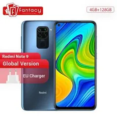 [Aliexpress] Xiaomi Smartphone Redmi Note 9 de 128 GB | R$ 964