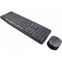 Combo Gamer Teclado e Mouse Logitech MK235, Grey, ABNT2, 920-007903