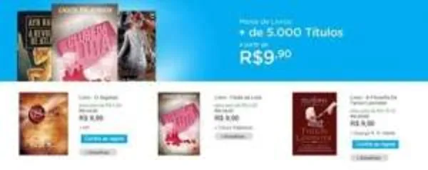 [Submarino] livros e best sellers R$10