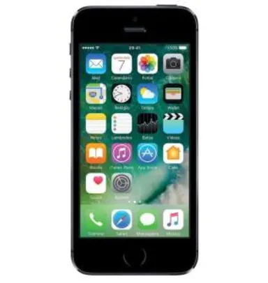iPhone 5s 16GB Cinza Espacial Desbloqueado Câmera 8MP 4G e Wi-Fi - Apple - R$899