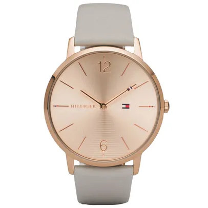 Relógio Tommy Hilfiger Feminino Couro Cinza - 1781975