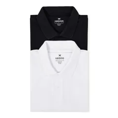 Kit 2 Camisas Polos Hering Masculinas Manga Curta