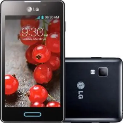 Smartphone LG Optimus L5 II Desbloqueado Preto - Android 4.1 3G Desbloqueado Câmera 5MP 4GB Wi-Fi - R$400