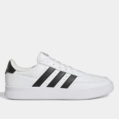 Foto do produto Tênis Adidas Breaknet Masculino - Branco+Preto