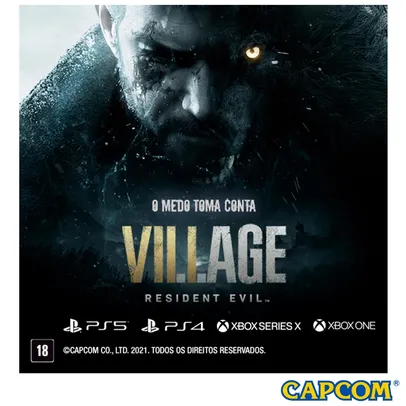 Jogo Resident Evil Village para PS4 e PS5