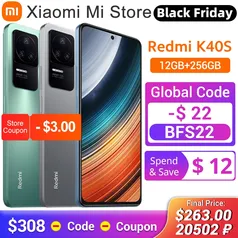 [21h]Smartphone Xiaomi Redmi K40S 12/256GB