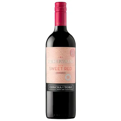 [APP] Vinho Tinto Suave Chileno Concha Y Toro Reservado Sweet Red - 750ml