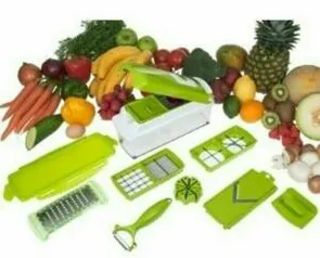 Kit 2 Nicer Dicer Plus Cortador Fatiador Legumes Verduras Frutas