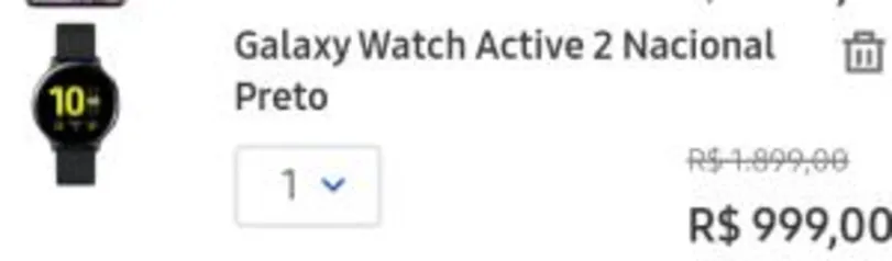 Smartwatch Samsung Galaxy Watch Active 2