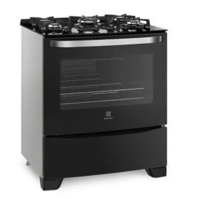 Fogão 5 Bocas Mesa de Vidro Electrolux 76GS - Bivolt - R$1438