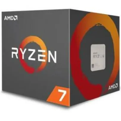 (APP) Processador AMD Ryzen 7 2700X, Cooler Wraith Prism, Cache 20MB, 3.7GHz
