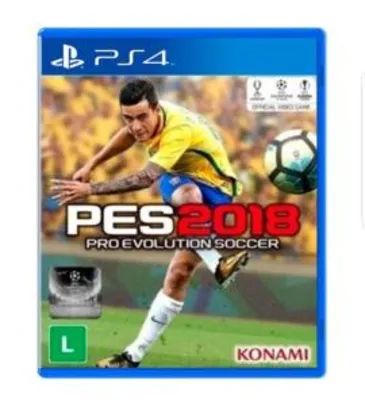 PES 2018 - PS4 (primeira compra)