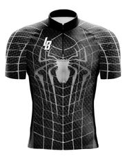 Camisa Ciclismo UV 50 - Homem Aranha Tam P