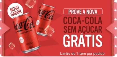 Coca-cola Grátis no iFood