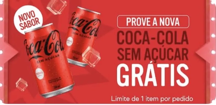 Coca-cola Grátis no iFood