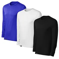 Kit com 3 Camisetas Proteção Solar Uv 50 Ice Tecido Gelado - Slim Fitness 