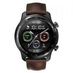 TicWatch Pro 3 Ultra GPS smartwatch relógio inteligente Wear OS watch 3-45 Dias Duração da bateria GPS NFC IP68 (brown)
