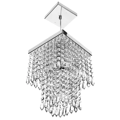 Lustre Pendente De Cristal Acrilico Marrycrilic Formidavel