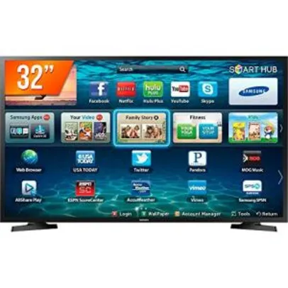 Smart TV 32" LED, Samsung, LH32BENELGA/ZD | R$919