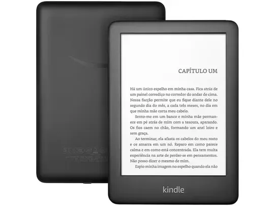 Kindle 10ª Geração Tela 6” 8GB Wi-Fi Luz Embutida - Preto