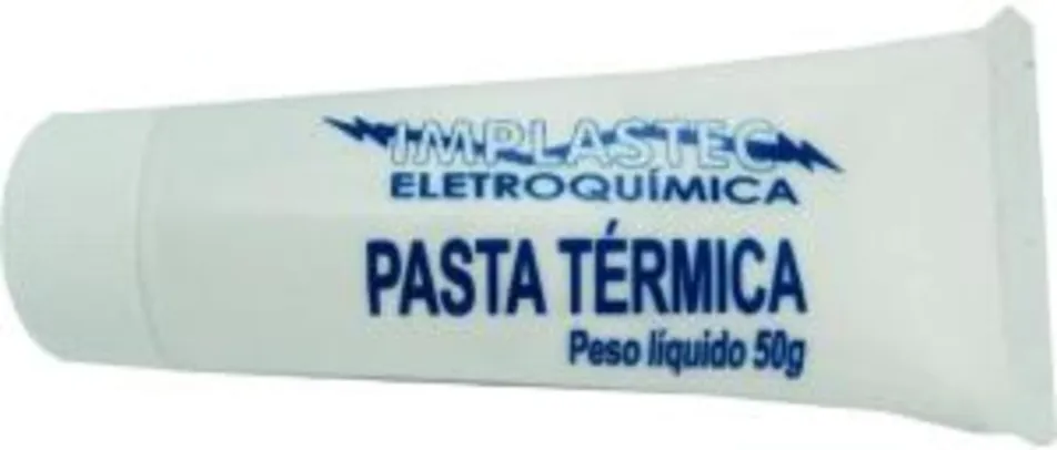 [Prime] Pasta Térmica de Silicone 50g, Implastec, Silicone, Branca