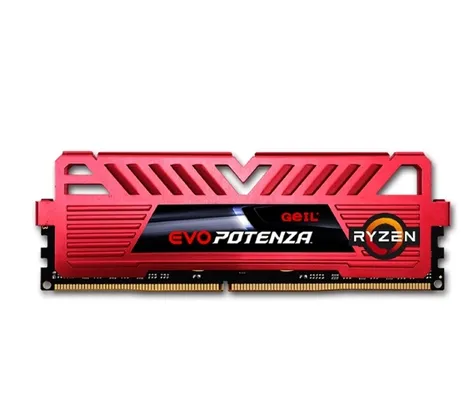 Memória DDR4 Geil Evo Potenza, 8GB 3000MHz, Red, GAPR48GB3000C16ASC