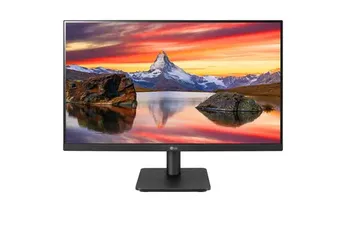 Monitor LG 23.8 Full HD, IPS, HDMI, VESA, FreeSync, Sem Bordas, Preto - 24MP400-B