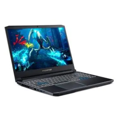CNPJ - Notebook Gamer Acer Predator Helios 300 PH315-52-748U | I7 9ª | GeForce GTX 1660TI | 16GB | SSD 128GB | HD 1TB - R$5.131