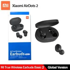 Fones bluetooth xiaomi redmi airdots 2 tws 5.0 - R$101