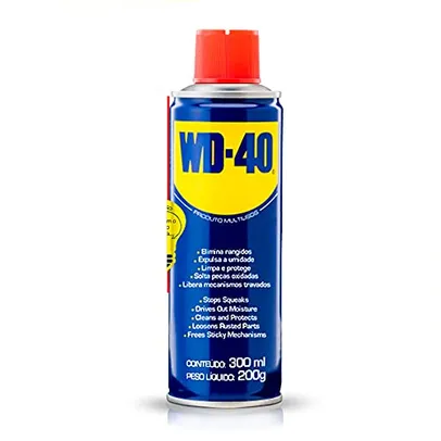 Óleo lubrificante e desengripante Wd-40 Spray Produto Multiusos 300 Ml