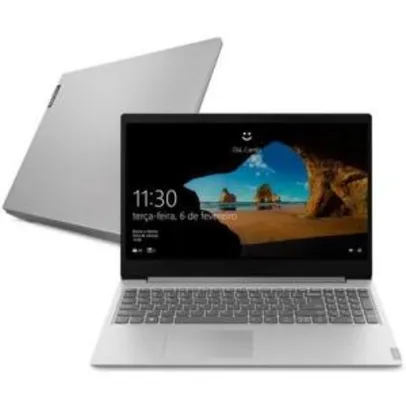 Notebook Lenovo Ultrafino Ideapad S145, AMD Ryzen 7-3700U, 4GB, SSD 256GB | R$2699