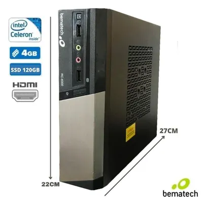 Mini Computador Pdv Bematech Rc8300 4gb SSD 120gb