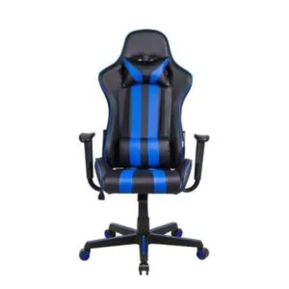 Cadeira Gamer Nitro Preto E Azul