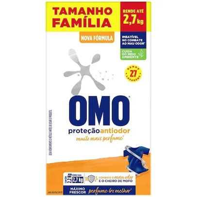 Sabão em Pó Omo Proteção Antiodor Tamanho Família - 2,2kg