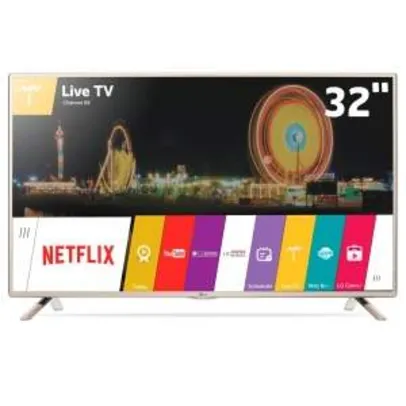 [Ponto Frio] Smart TV LED 32" HD LG 32LF595B com Sistema webOS, Wi-Fi, Entradas HDMI e USB por R$ 949,05